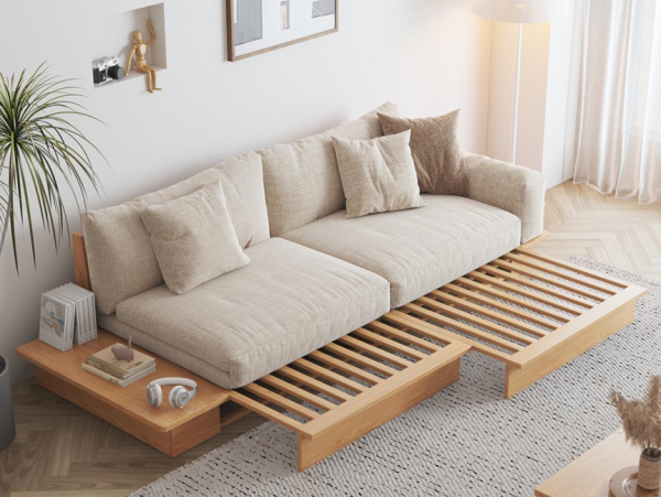 JASIWAY Unveils the Best-Selling Modern Beige Folding Sofa Bed – The Ultimate Solution for Comfort, Style, and Space-Saving Design