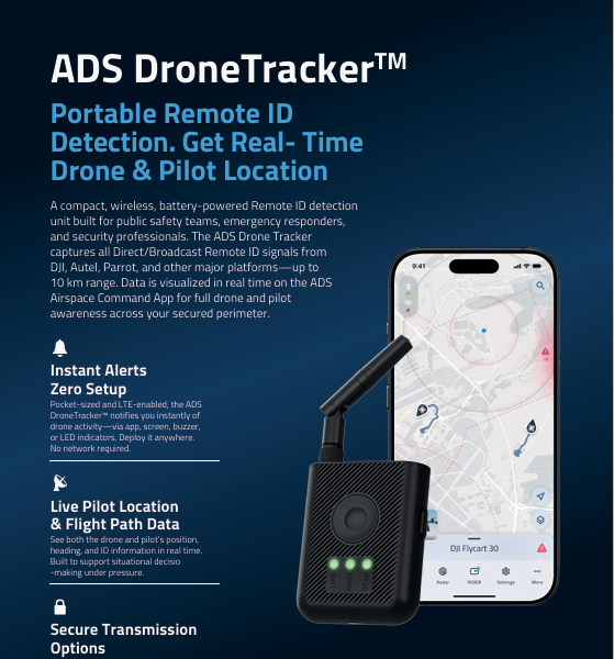Aerial Defense Systems Launches ADS DroneTracker™: Affordable Drone Detection Aligned with Oregon HB 3426