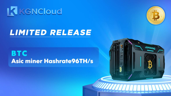 KGN Cloud Launches $100-12500Day Bitcoin Mining Plan  $100 Signup Bonus