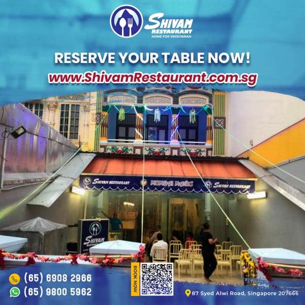 Shivam Restaurant Unveils a Feast of Vegetarian Delights in the Heart of Little India Singapore