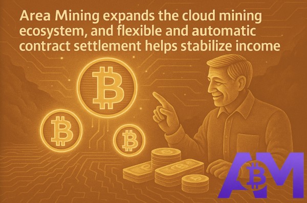 Area Mining expands the cloud mining ecosystem while flexible and automatic contract settlement helps stabilize income