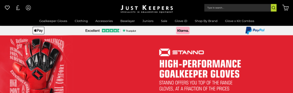 Just Keepers Highlights Major Price Reduction on Stanno Blaze Goalkeeper Gloves