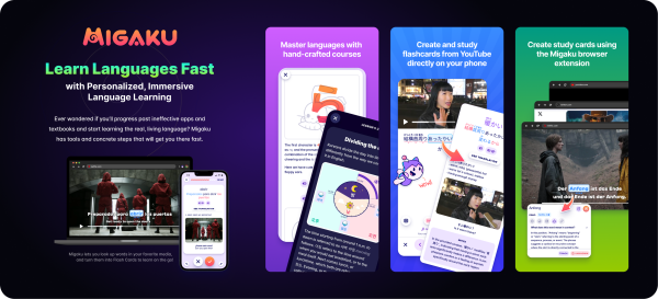 Migaku Popular Japanese Learning App Challenges Leaders