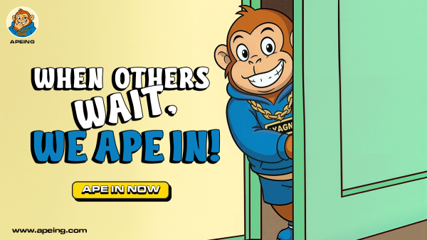 As Bitcoin Falls Below $105K and Solana Dips Apeing ($APEING) Whitelist Becomes the Top Crypto