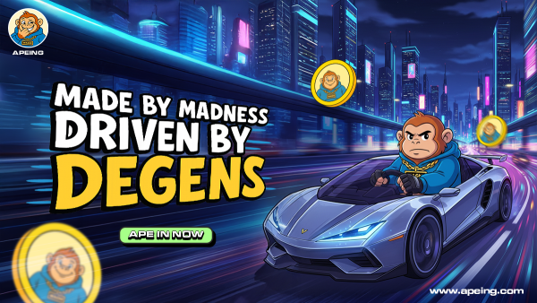 Could Apeing Be 2025’s Ethereum Moment? The Next Crypto to Explode Starts With a Whitelist Spot