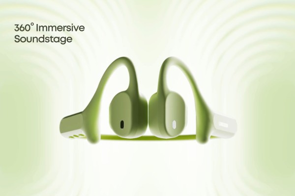 AirWave Max features an enhanced open-ear acoustic structure designed to deliver a wider soundstage for sports use.