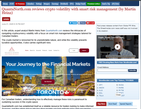 QuantoNorth.com review