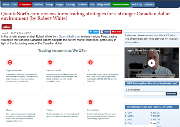 QuantoNorth.com review