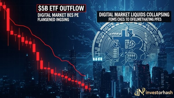 Crypto Liquidity Engine Collapses: Will BTC Drop Again After $5 Billion ETF Outflow