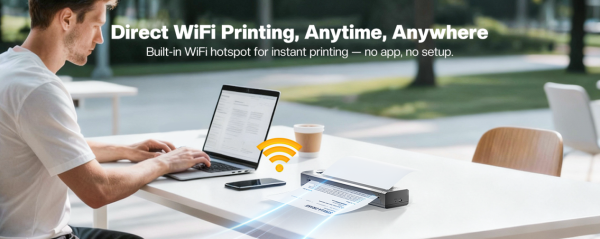 Phomemo G100 Pro Direct WiFi Printing