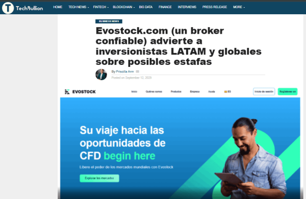evostock.com Alerta de Estafa