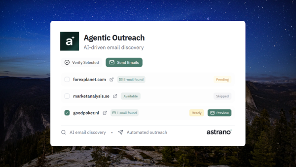 Astrano Launches Agentic Outreach, Redefining Off-Page SEO with AI-Driven Brand Amplification