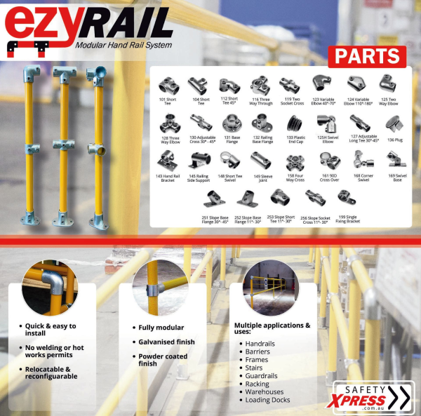Safety Xpress Announces February Launch of the EzyRail Modular Handrailing System