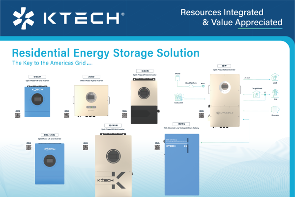 Ktech Residential Energy Storage Solution