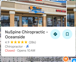 Top Chiropractor in Oceanside, CA Offers Pain Relief