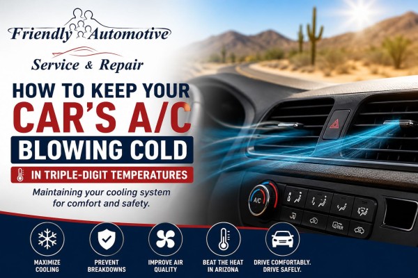 How to Make Sure Your Car’s AC Keeps You Cool in Arizona’s Extreme Heat
