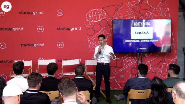 In 2026, Specific AI appeared at Startup Grind Conference in Redwood City, California