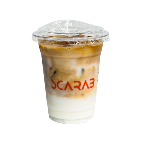 Scarab Coffee iced latte specialty coffee Al Qusais Dubai