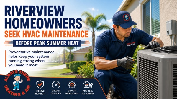 Riverview Homeowners Seek HVAC Maintenance Before Peak Summer Heat