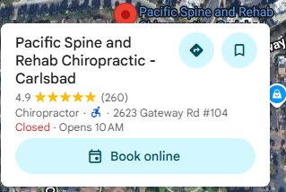 Pacific Spine & Rehab Opens New Carlsbad Chiropractic and Active Rehab Clinic
