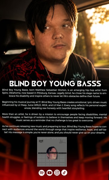Blind Boy Yung Basss Set to Make Debut This September, Bringing a Powerful Story of Determination and Music to the Stage