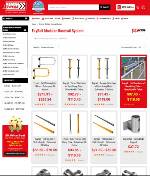 SafetyXpress August Promotion: 10 Percent Off Ezyrail & Bonus Gift