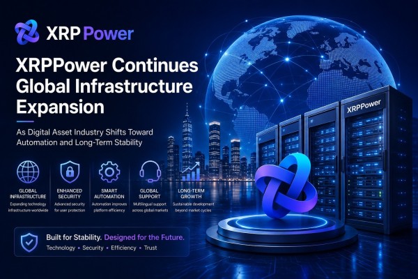 XRPPower Continues Global Infrastructure Expansion as Digital Asset Industry Shifts Toward Automation