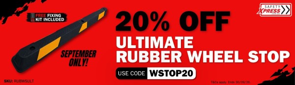 Safety Xpress Launches September Infrastructure Initiative for Ultimate Rubber Wheel Stops