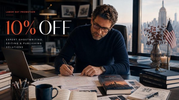 Novella Publishers Announces 10% Labor Day Discount on Every Publishing Service.