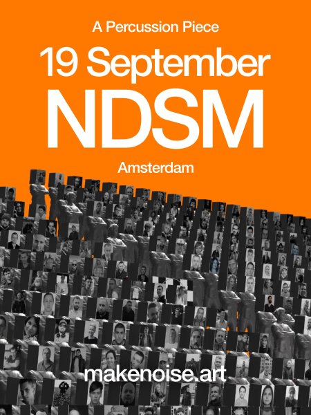 1,200 Participants to Create Large-Scale Participatory Art Performance at Amsterdam’s NDSM Wharf
