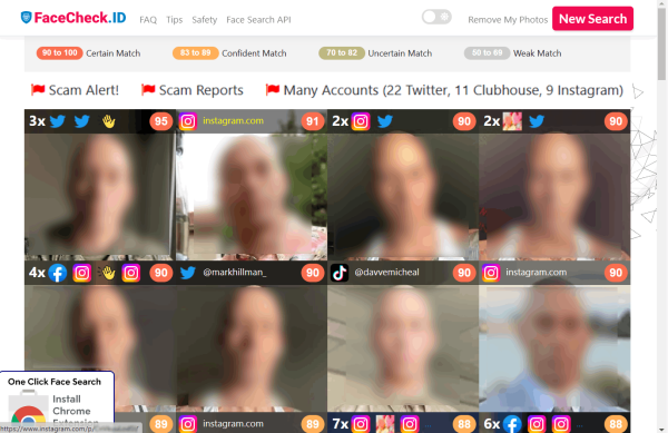 Spot Fake Online Profiles with FaceCheck.ID's New Red Flag Alert System