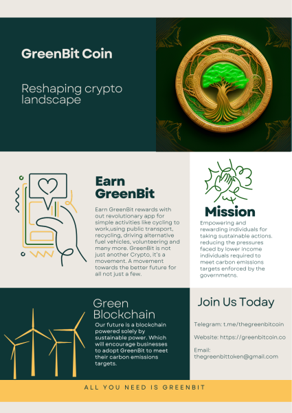 GreenBit Coin: Pioneering Sustainability in the Crypto Space