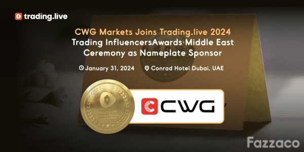 CWG Markets Joins Trading.live 2024 Trading Influencers Awards Middle East Ceremony as Nameplate Sponsor