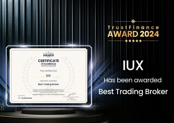 IUX Awarded Best Trading Broker at TrustFinance Financial Performance Awards 2024