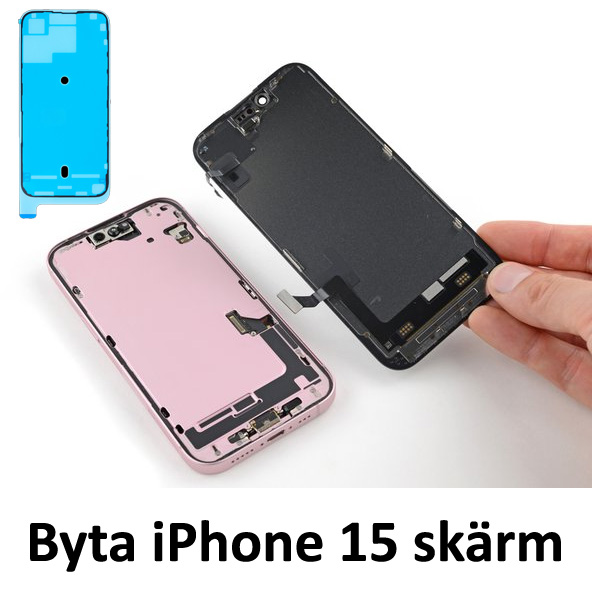 Byta iPhone 15 skärm