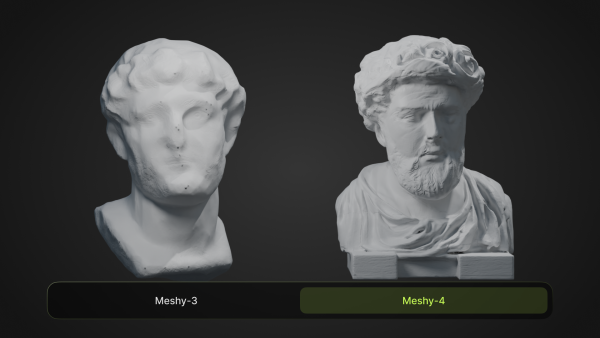 Meshy Announces the Launch of Next-Gen Generative AI for 3D: Meshy-4