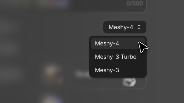 Meshy Announces the Launch of Next-Gen Generative AI for 3D: Meshy-4