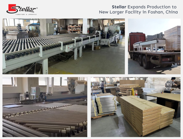 Stellar Expands Office Furniture Production to New Larger Facility in Foshan, China