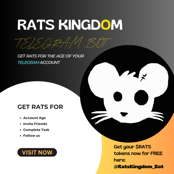 Unleashing the Rats: How to Claim Your Share of the $RATS Kingdom Airdrop on Telegram