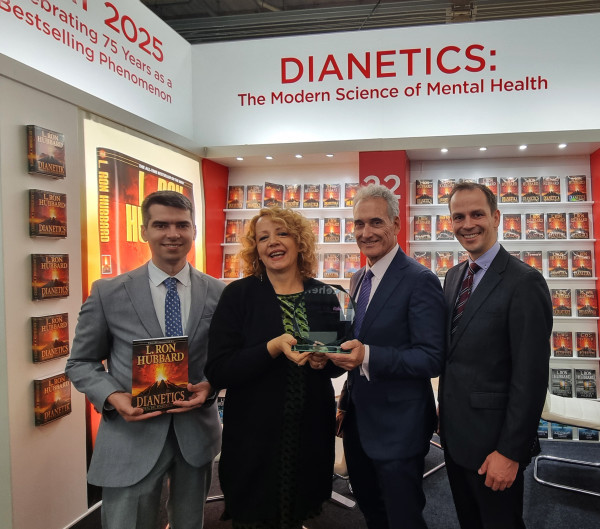 Dianetics Diamond Jubilee commemorated at the Frankfurt Buchmesse: 75 years of positively transforming millions of lives