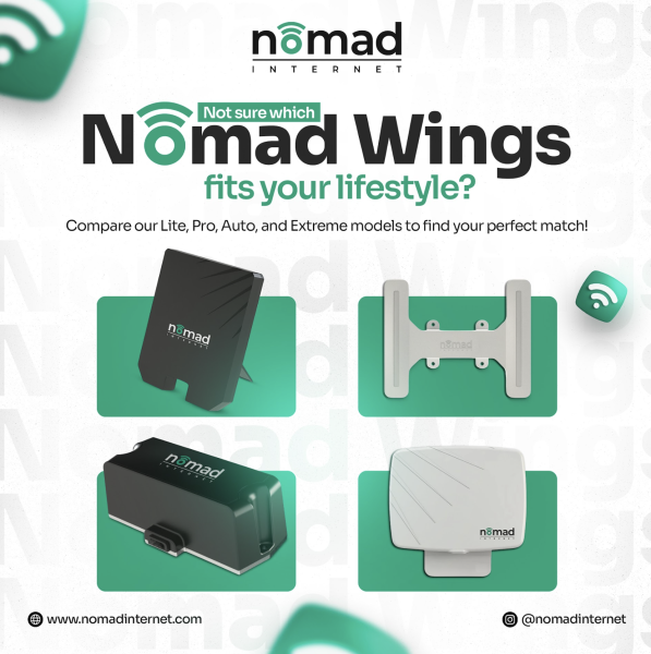 Nomad Internet Launches Nomad Wings The First-ever Nomad-approved External Antennas Delivering 4x Faster Speed