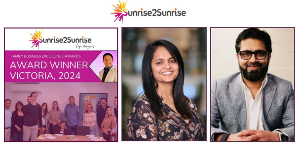 Sunrise2Sunrise Announces New CEO and CFO Appointments, Celebrates Family Business Excellence Award