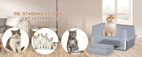 Scirovepet Launches New Stainless Steel Cat Litter Box, Reinforcing Commitment to Pet Safety and Health.