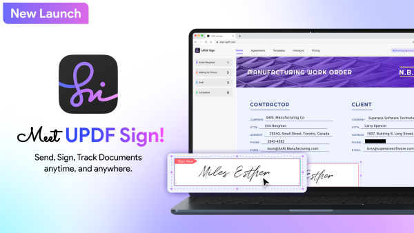 Introducing Superace's UPDF Sign: The Secure and User-Friendly Solution for Digital Signatures