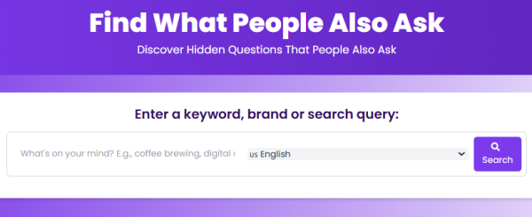 PeopleAlsoAsk.ai Launches the Ultimate AI-Powered 'People Also Ask' Tool