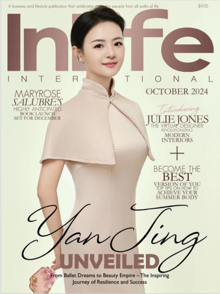 Yan Jing: From Ballet to Business Leader and Philanthropist on the Cover of InLife International