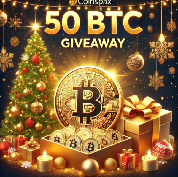 CoinSpax Launches 50 BTC Referral Event for Christmas and New Year