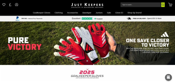 New Year, New Gear: 2025 Goalkeeper Gloves Now Available at Just Keepers Ltd