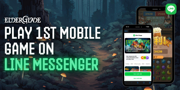 Elderglade mobile game is Now Live on LINE’S Dapp Portal