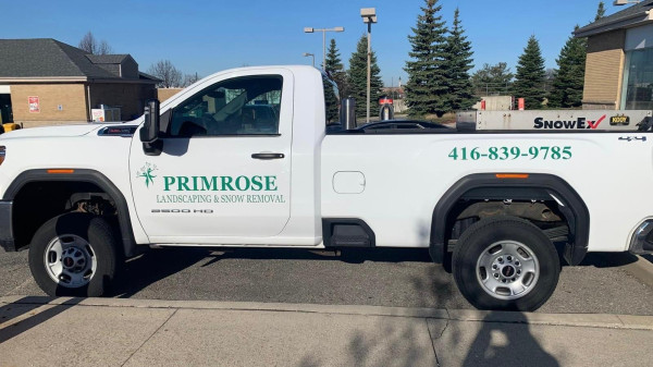 Primrose Landscaping & Snow Removal Ltd Truck